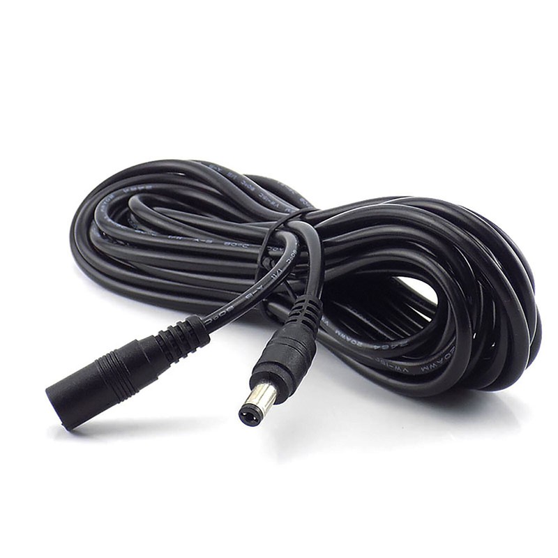 Power Extension Cable for 12V DC 0.3m-20m CCTV LED & Adapters 2.1mmx5.5mm Jack gallery