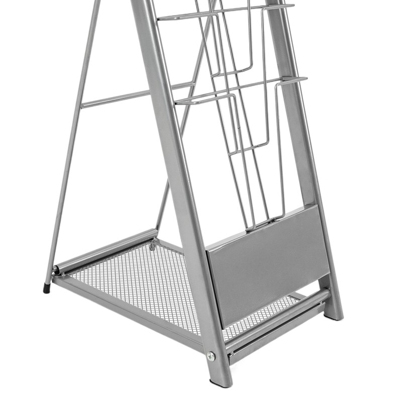 10Tier Floor Standing Literature Rack Brochure Magazine Display Holder Stand gallery