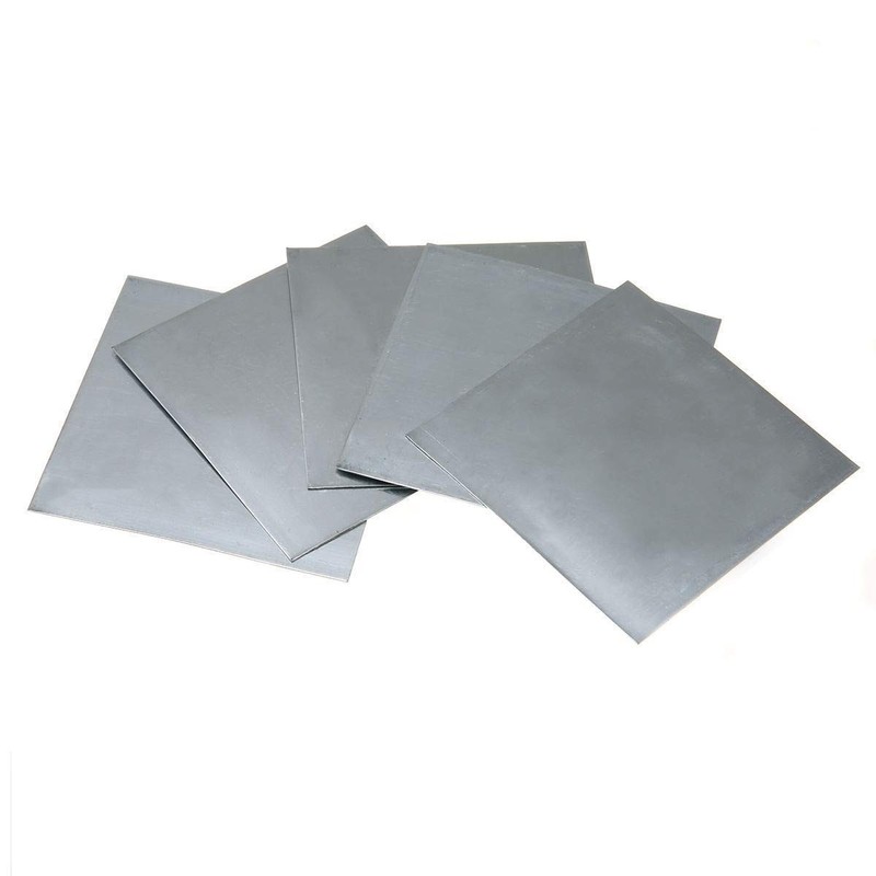 LTKJ 5Pcs High Purity 99.9% Pure Zinc Zn Sheet Plate Metal Foil 100mm x 100mm... gallery