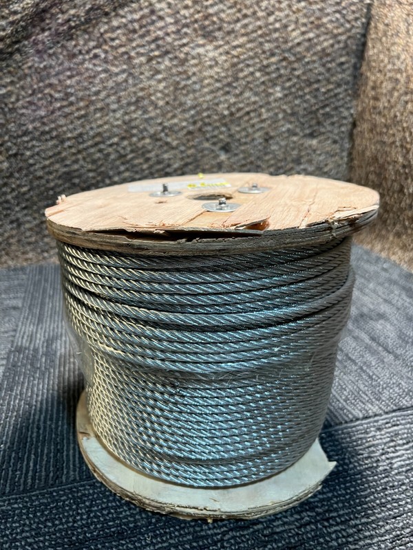 Aircraft Cable SSC297 7 x 19-1/4″ 500 Feet Spool Breaking Strength 7000LBS