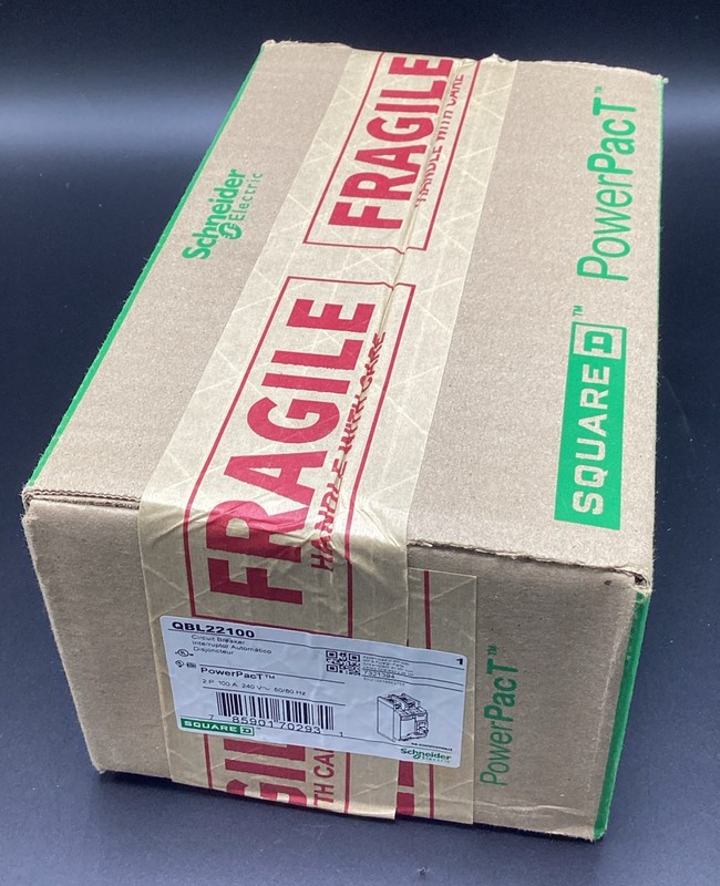 Sealed Box Circuit Breaker PowerPact Square D QBL22100 100 Amp 2 Pole 240V