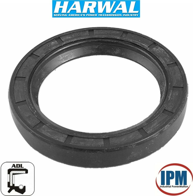 HARWAL TC 40x62x7-ADL Metric Oil Seal Buna-N Double Lip W/Spring 40-62-7