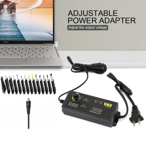 60W Power Supply DC 3V~24V Adjustable Variable Universal Switching AC/DC Adapter gallery