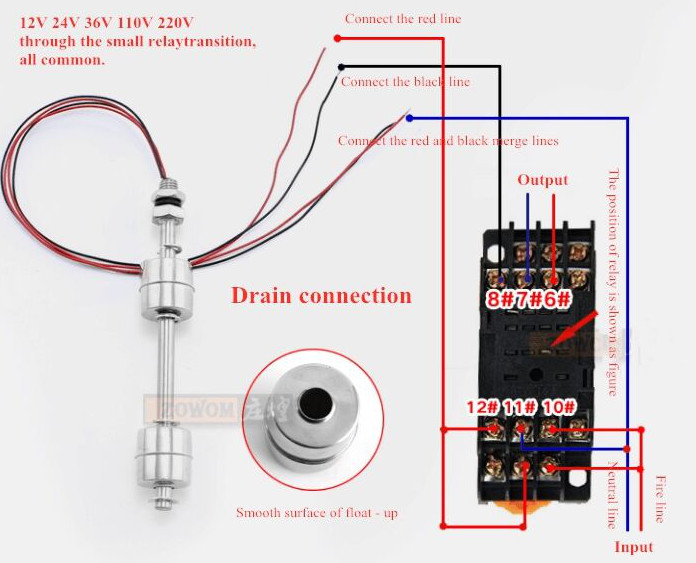 US Liquid Water Level Sensor Stainless Steel Double Ball Float Switch Tank Pool gallery