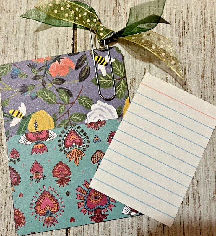 Junk Journal pockets with cards Set of 6 Mixed Lot Handmade Journal Scrapbooking gallery