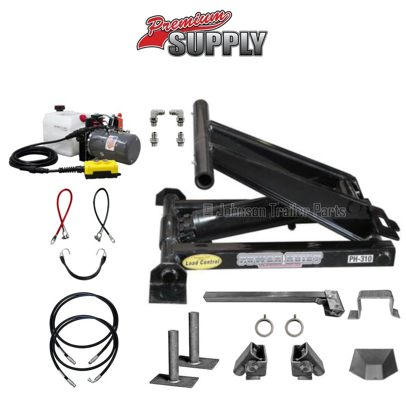 3 Ton (6,000 lb) Dump Trailer Hydraulic Scissor Hoist Kit – PH310 – Power Hoist
