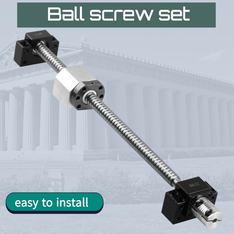SFU1605 Ball Screw 250-2000mm Ballscrew+BK/BF12+Nut Housing+6.35*10mm Coupler gallery