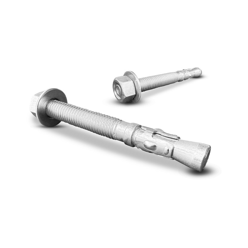 25-Pack 1/2" x 4-1/2"-inch Zinc Wedge Expansion Concrete Anchor Bolts gallery