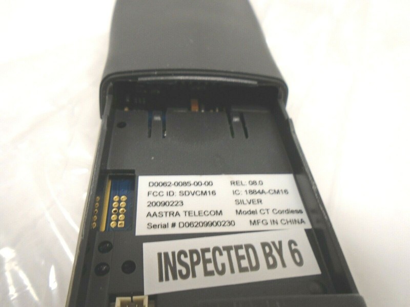 Aastra CT Cordless Phone D0062-0085-00-00 w Battery Charging Base & Pwr Supply gallery