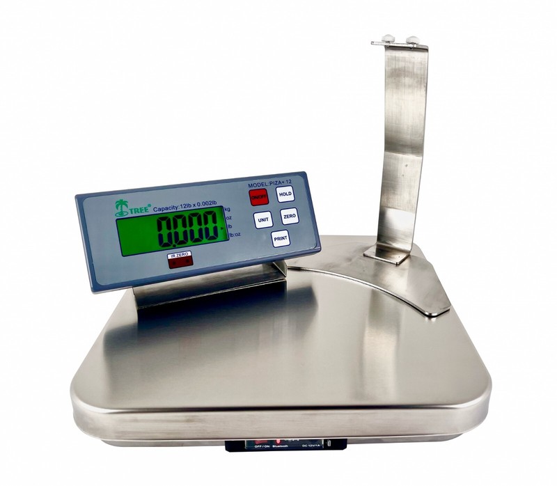 Tree PIZA Plus 12 Stainless Kitchen Pizza Bench Scale 12lb x 0.002lb AC Adapter gallery