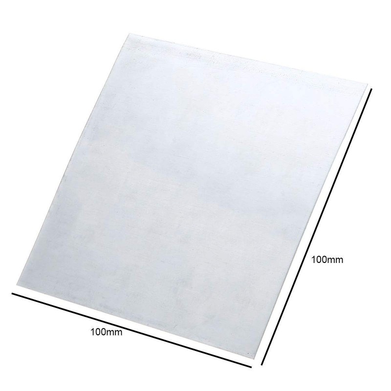 LTKJ 5Pcs High Purity 99.9% Pure Zinc Zn Sheet Plate Metal Foil 100mm x 100mm... gallery