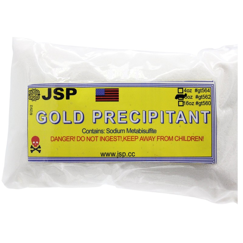 JSP Gold Precipitant 8 oz Refining Test Acid Aqua Regia Metals SMB Pyrosulfite