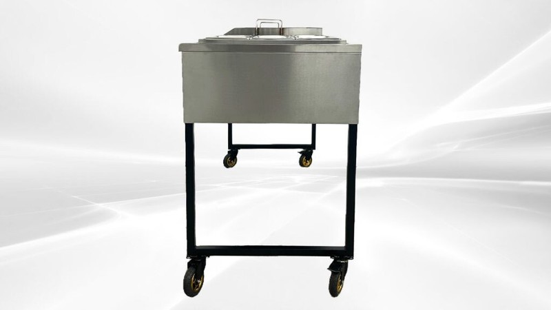 NEW 65" Taco Cart Griddle Warmer Fryer Stainless Steel Propane LP BBQ gallery