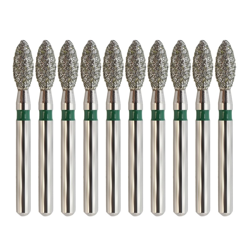 Multi-Use Dental Diamonds Football Egg Bur 368/023C Coarse Grit Friction Grip
