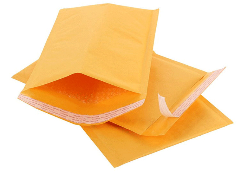 Zforce 100 PCS #000 4»x7» Kraft Bubble Mailer Shipping Envelopes Made in USA