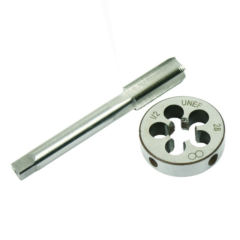 1/2"-28 Tap and Die Set Gunsmithing UNF HSS 1/2" x 28 22LR 223 5.56 9mm gallery