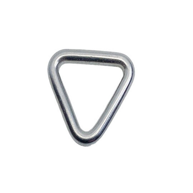 Marine Stainless Steel T316 3/16" x 1" Triangle Ring Formed Welded 500 Lbs WLL gallery