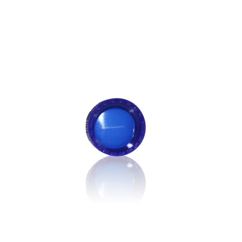 10000pcs Pre-Slit 9-425 Screw-Top Thread Caps 9mm Blue PTFE/White Silicone Septa gallery