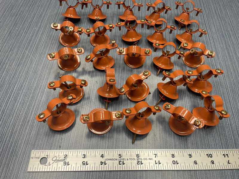 25 x VH0075CP Bell Van Hanger 3/4 in Pipe/Tube Carbon Steel Copper Epoxy Coated gallery