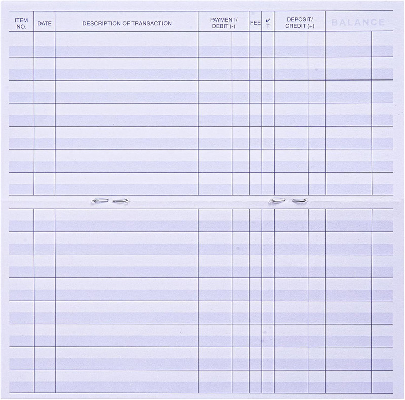 24 PCS Check Registers for Personal Checkbook, Easy to Read Checkbook Register gallery