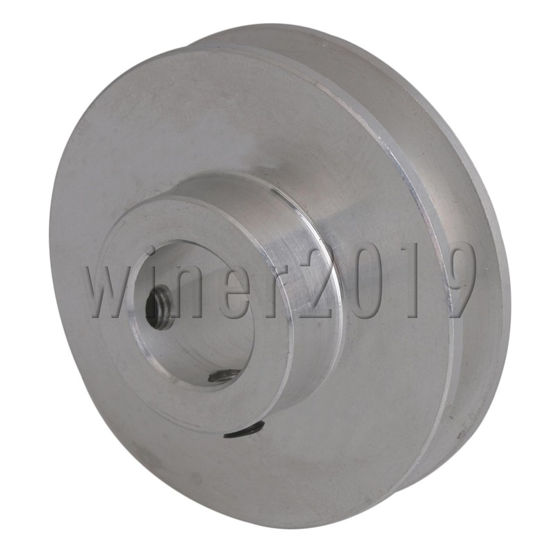 Groove Step Pulley 41x16x12MM for DIY Small Drilling Machine Silver gallery