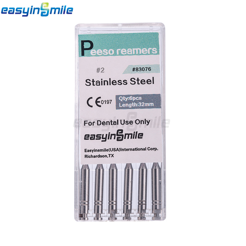 6Pcs EASYINSMILE Dental Peeso Reamers Endo Glidden Drills Burs #1 #2 #3 #4 #5 #6 gallery