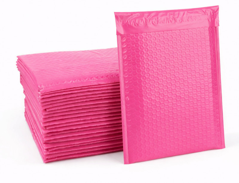Pink Bubble Mailers 10.5×16 Self Seal Padded Mailing Shipping Bags