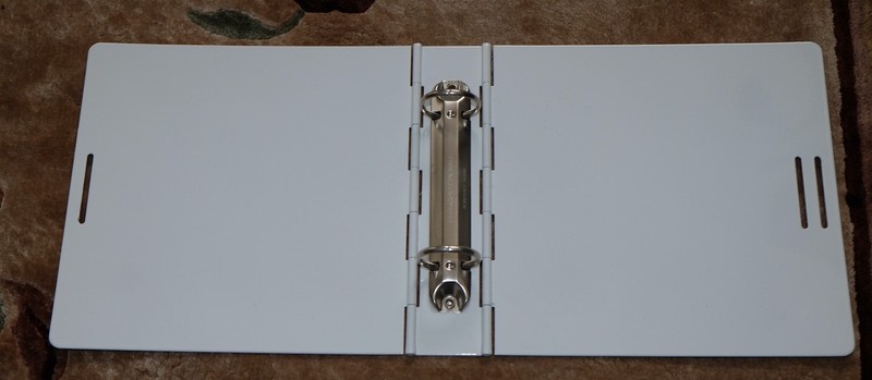 Lot of Five 2-Ring Metal Binders--Interesting Industrial Modern Design gallery