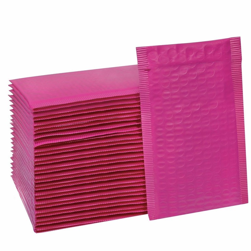 Mix Your Color 1000 Poly Bubble Shipping Envelopes Mailers #000 Extra Wide 4"x8" gallery