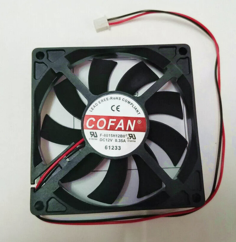 Replacement Fan F-8015H12BII for Ecotech Radion XR30W Pro LED Lighting System QA
