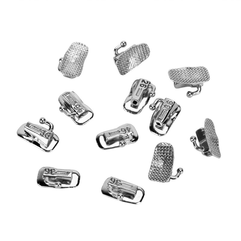 Dental Ortho Bondable Buccal Tube with Band Roth MBT 022 1st 2nd Molar Non-conv gallery