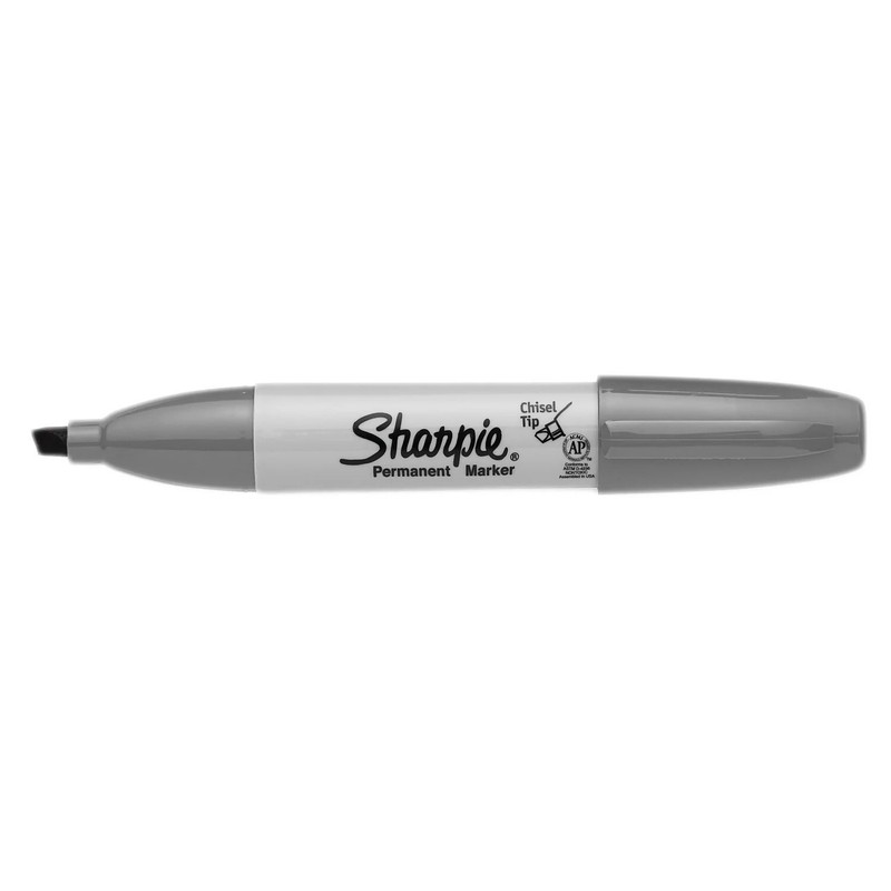 Sharpie Permanent Marker Chisel Tip Slate Gray 1-Count gallery