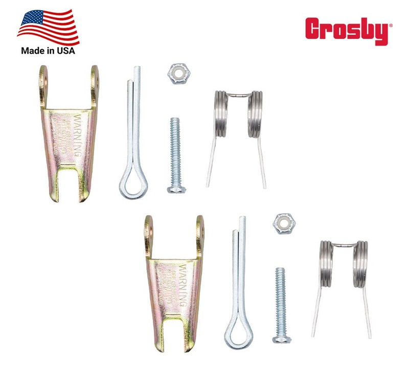 2PK Crosby Hook Latch Kit for 3–5 Ton Hooks S-4320 Replace, Fits w/319N, 1096515