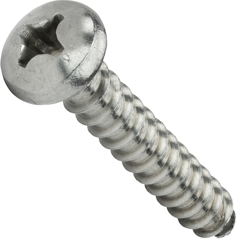 #12 Phillips Pan Head Sheet Metal Screws Self Tap Stainless Steel All Lengths