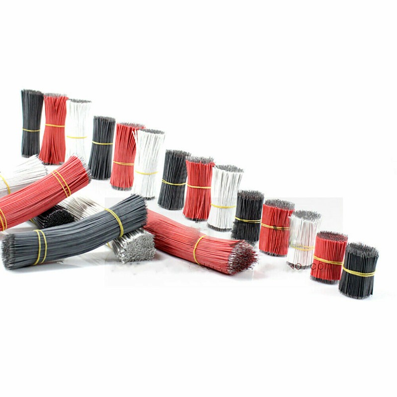 Breadboard Jumper Jump Cable Wire 3-5mm Tin Plated 3 4 5 6 8 10 12 15 18 20 30CM