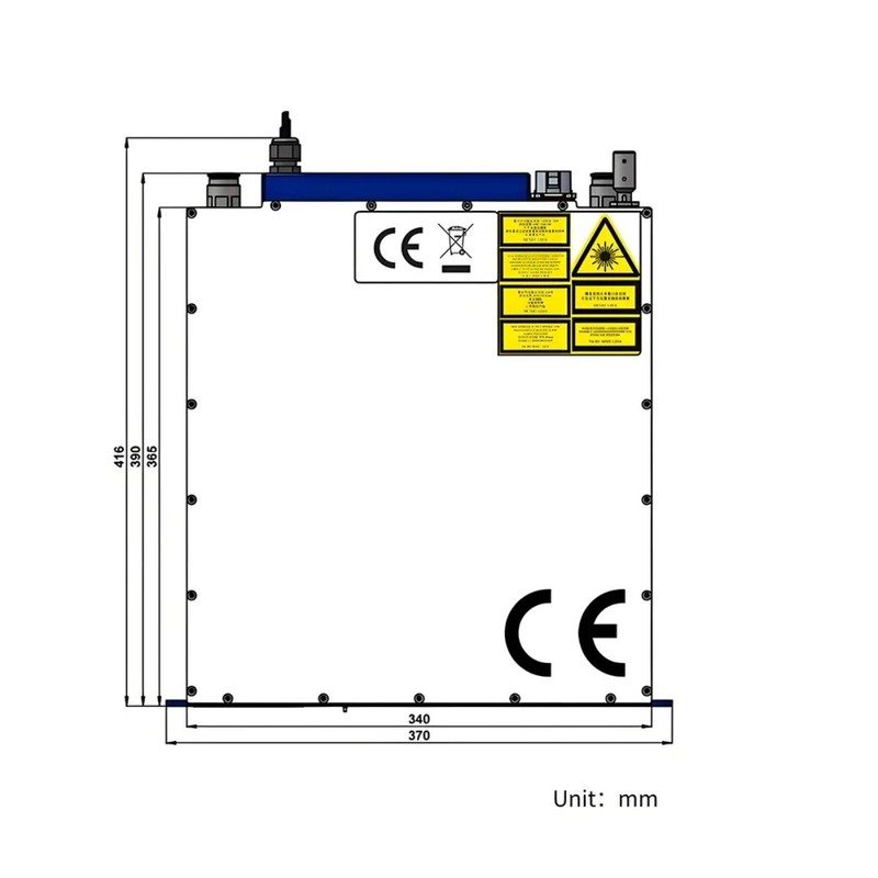 Raycus Fiber Laser Source 1500W 3000W 6000W CE For Laser Cutting DHL Shipping gallery