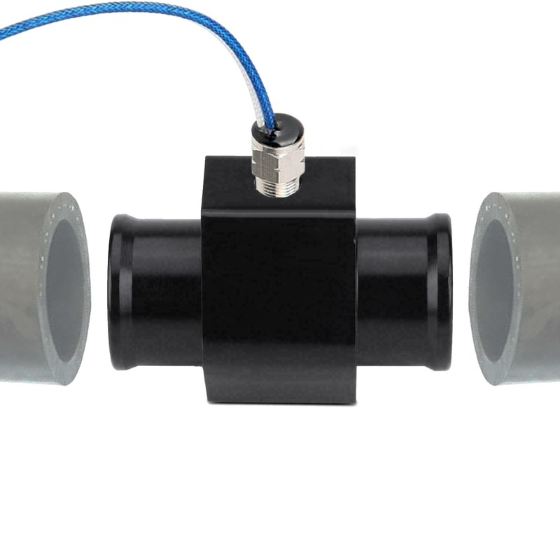 2" INCH TEMPERATURE GAUGE RADIATOR HOSE FITTING WATER COOLANT TEMP SENDING UNIT gallery