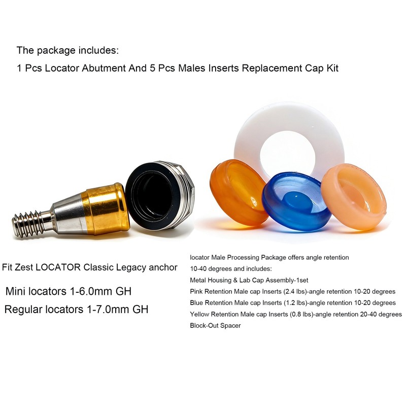 Dental Classic Locator Abutment Internal Hex ZEST Legacy Anchor For Hiossen ET gallery