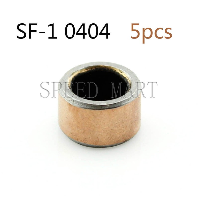 5Pcs SF-1 0404 Self Lubricating Composite Bearing Bushing Sleeve 4*6*4mm New