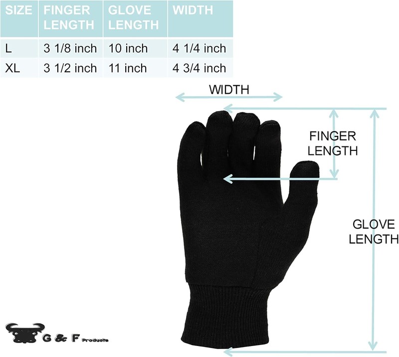 Heavy Weight 9OZ. Cotton Brown Jersey Work X-Large (Pack of 12), gallery