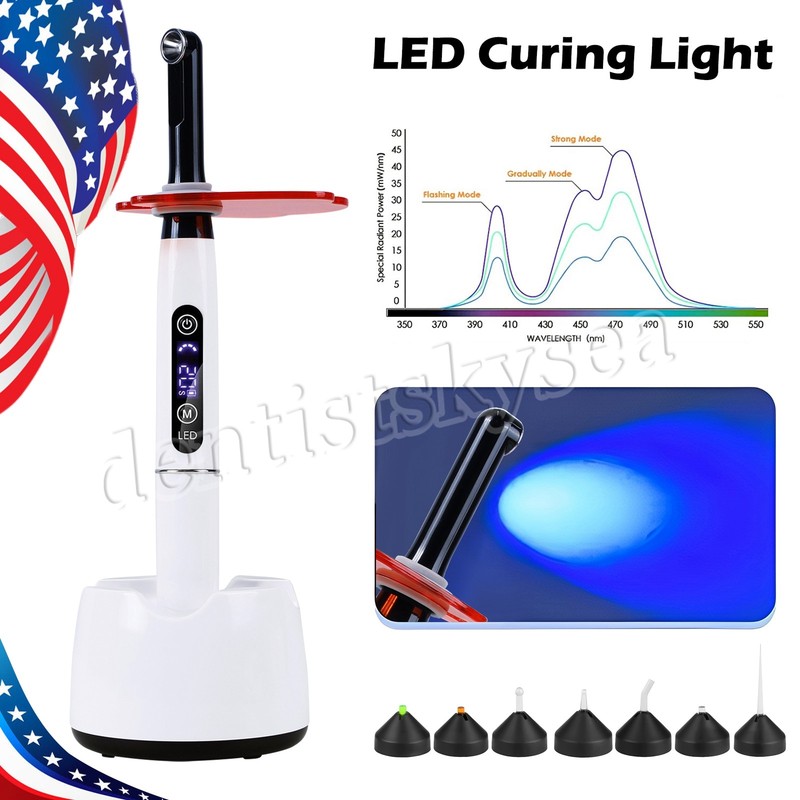 LED Dental Ultrasonic Piezo Scaler Handpiece Bottles Fit EMS Cavitron VRN-A8 US gallery