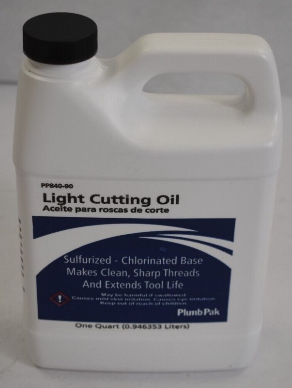 Plumb Pak PP840-90 Light CUtting Oil Sulfurized Chlorinated Base Threading 1qt