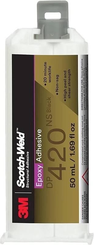 3M Epoxy Adhesive Dp420NS Black 1.69 FL Oz