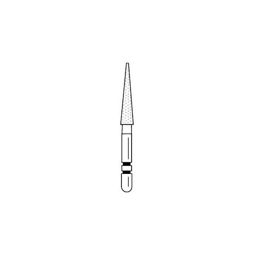 Abrasive Technology Two Striper FG #209.10 Cone Coarse Grit Diamond Burs 5/Pk