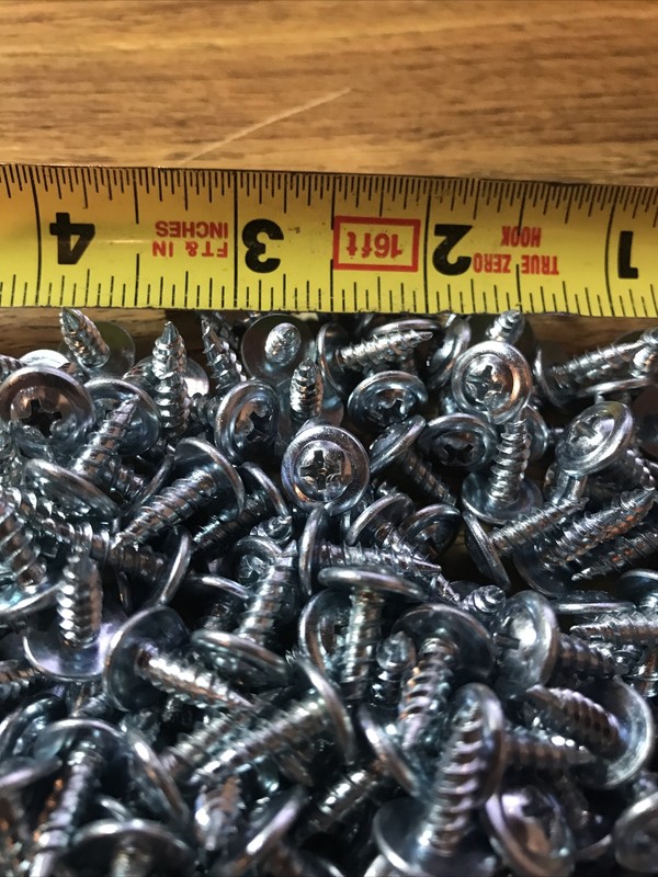 500 Hilti #8 X 1/2” Phillips Truss Head Sharp Point Sheet Metal Stud Screws PTH