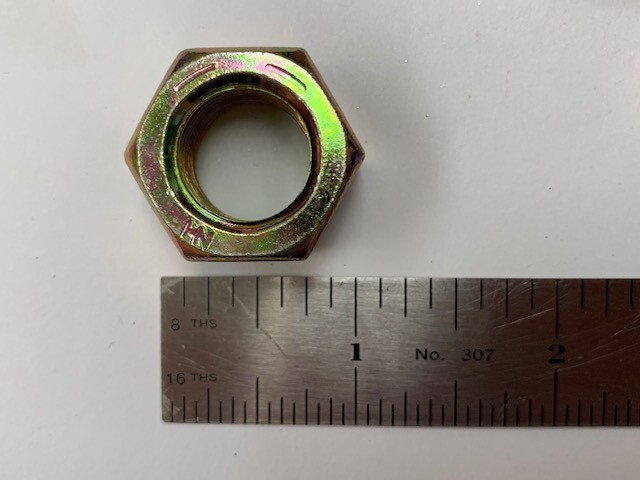5/8-18 Hex Nut Grade 8 Yellow Zinc Plated -- 10 PCS -- NEW gallery