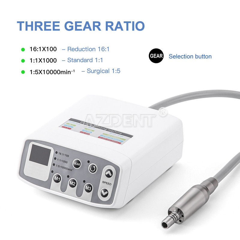 Dental LED Brushless 1:1/1:5/16:1 Electric Micro Motor Internal E-type 4Holes gallery