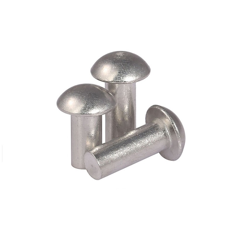3mm 4mm 5mm 6mm Solid Aluminium Half Round Head Rivets Dome Rivet M3 M4 M5 M6 gallery