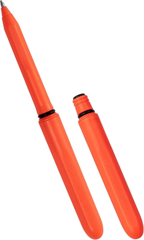 Rite in the Rain All-Weather EDC Pen, Orange POKKA 2-Pack, Black 0.8mm Ink, Fine