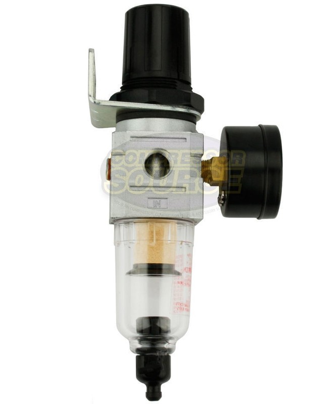 1/4" Air Compressor Regulator & Filter In Line Combo w/ Gauge Compressed Air New gallery